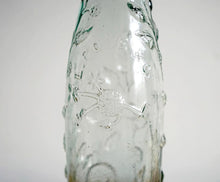 Three gorgeous antique glass stoppered bottles, one from each part of Great Britain.